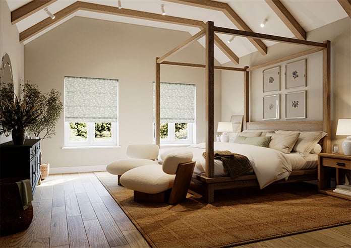 Laura Ashley Rye Hedgerow, Green - Roman Blind - Image 6